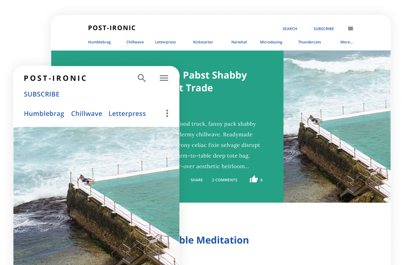 Blogger Notable template