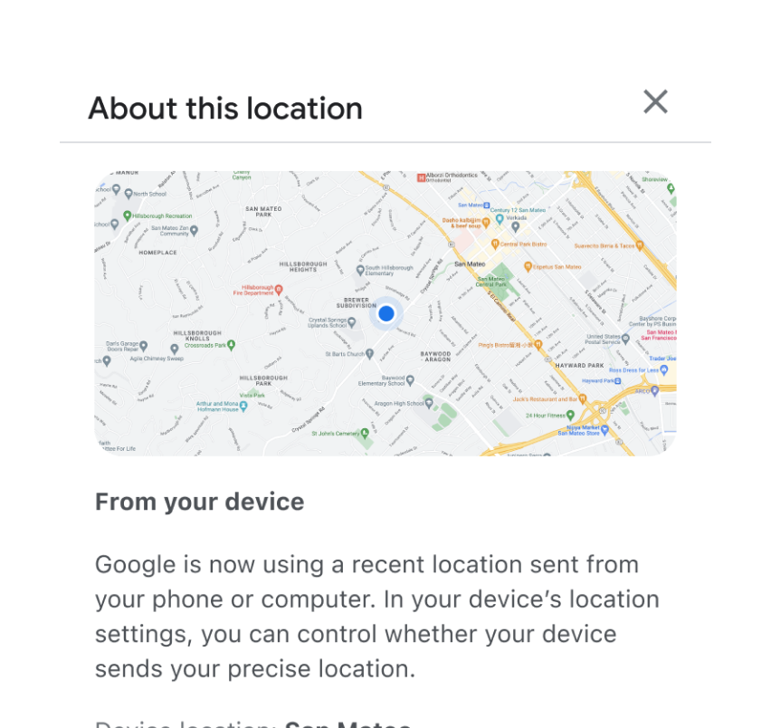 About this location