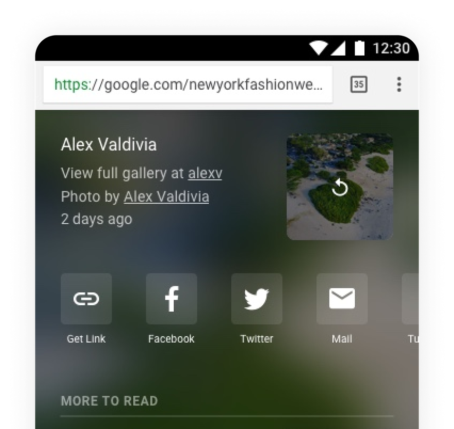 Posts on Google sharing