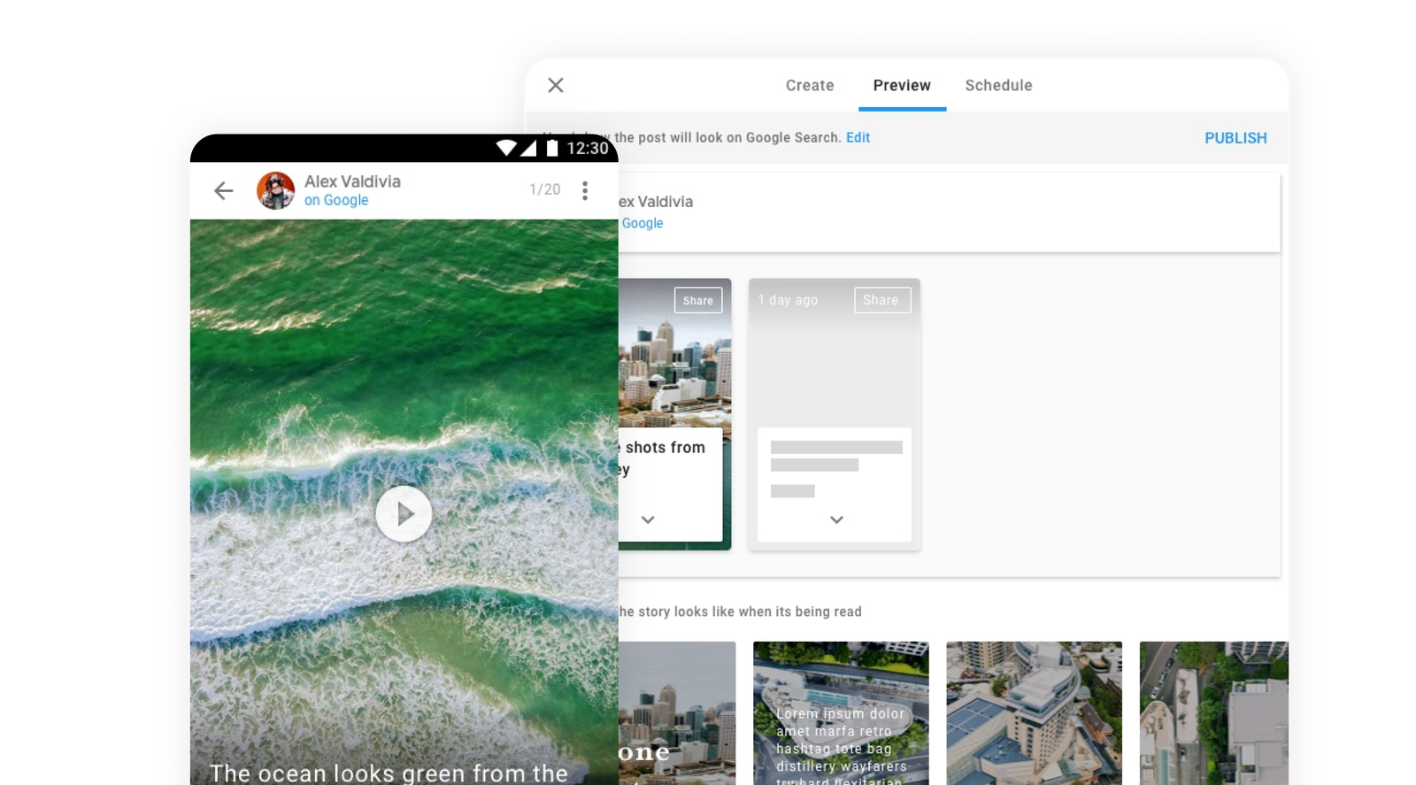 Posts on Google overview